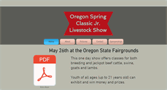 Desktop Screenshot of clackamascountystockmans.org