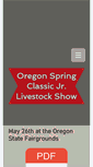Mobile Screenshot of clackamascountystockmans.org
